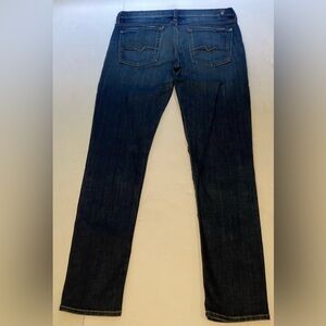 7 for all mankind skinny boyfriend jeans, size 28.